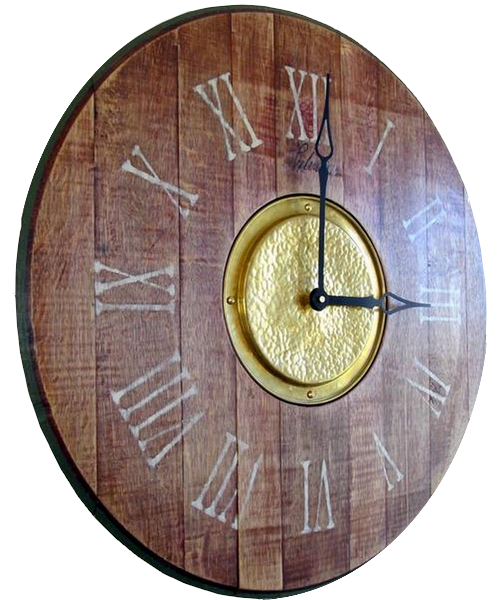 Wine Barrel Clock