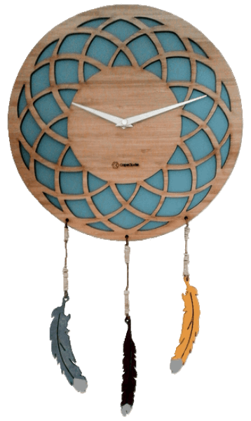 Dream catcher clock