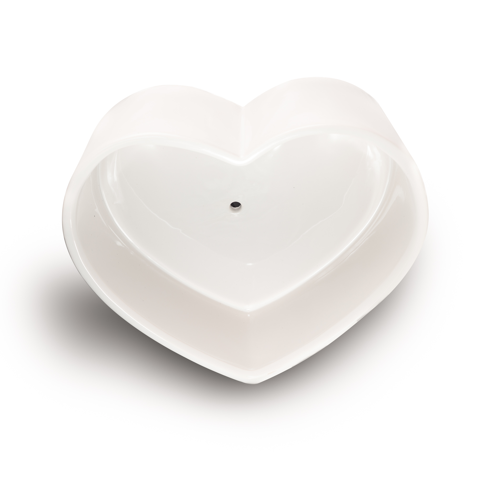 White ceramic product image for e commerce on white background