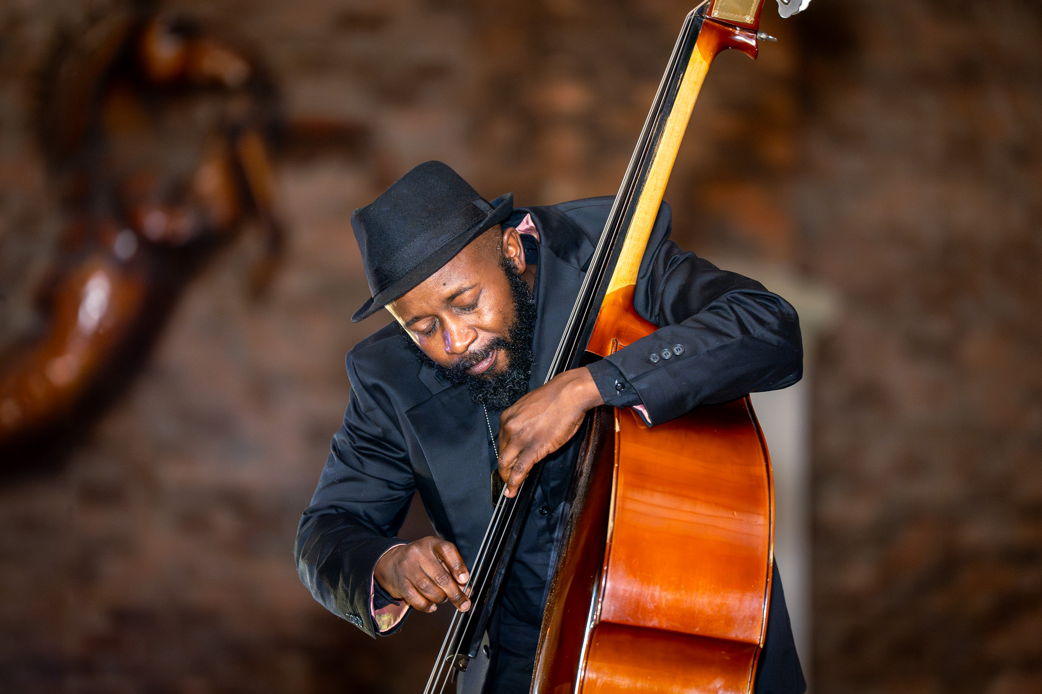 Portrait of a jazz musician