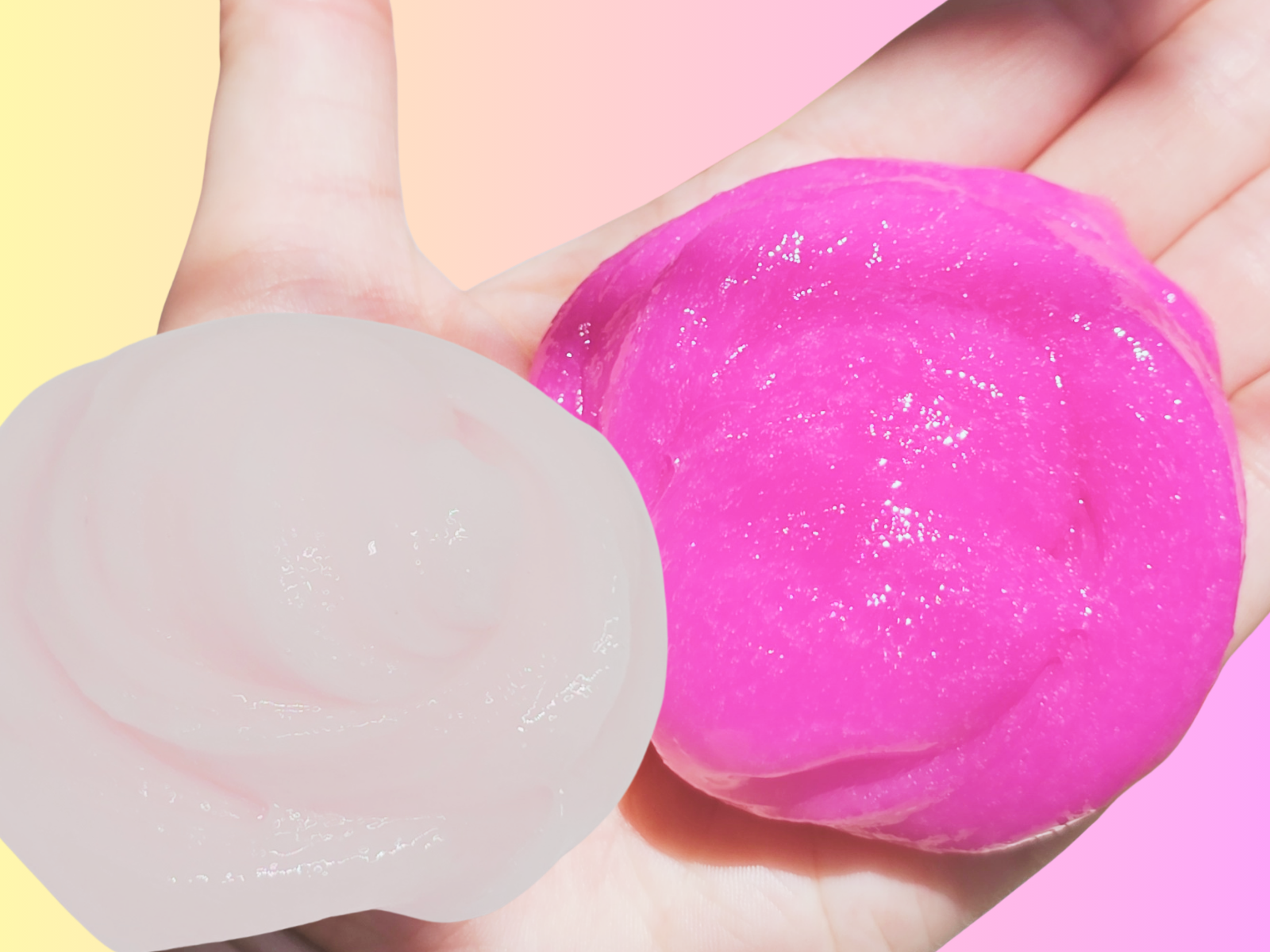 A unique magical colour changing slime from Lilakawaii by Slime Design