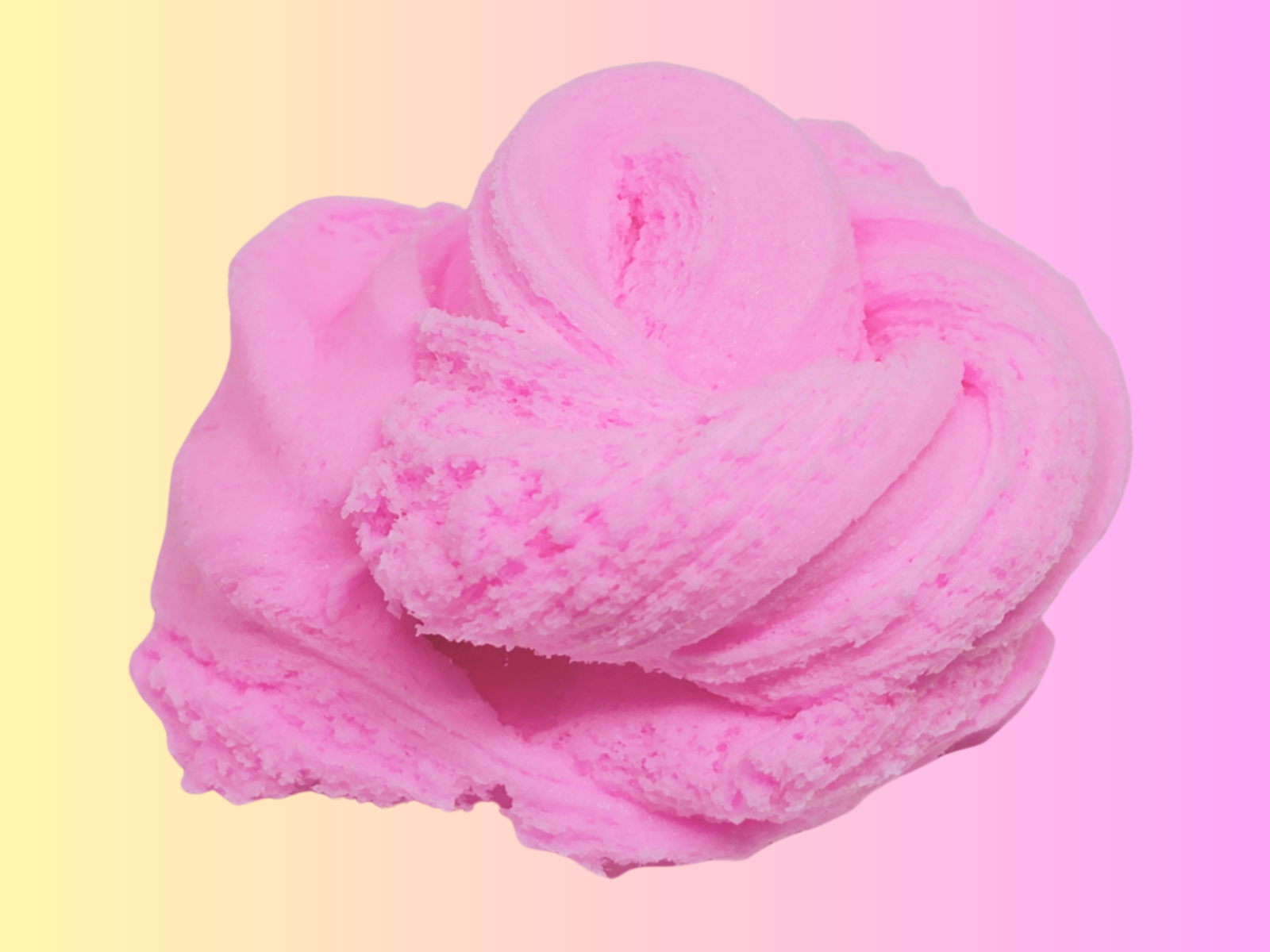 A soft airy creamy swirl of cloud cream slime from Lilakawaii by Slime Design