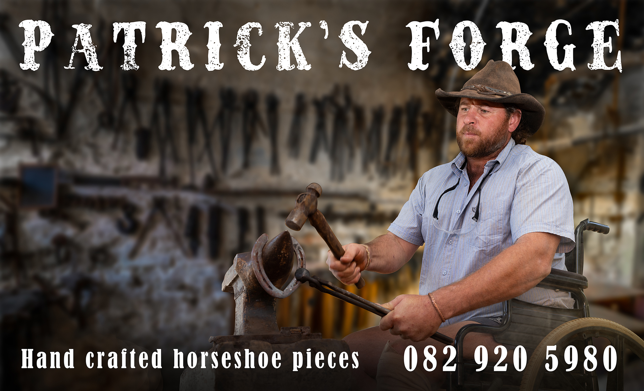 Photography and design of a stall banner for a vendor