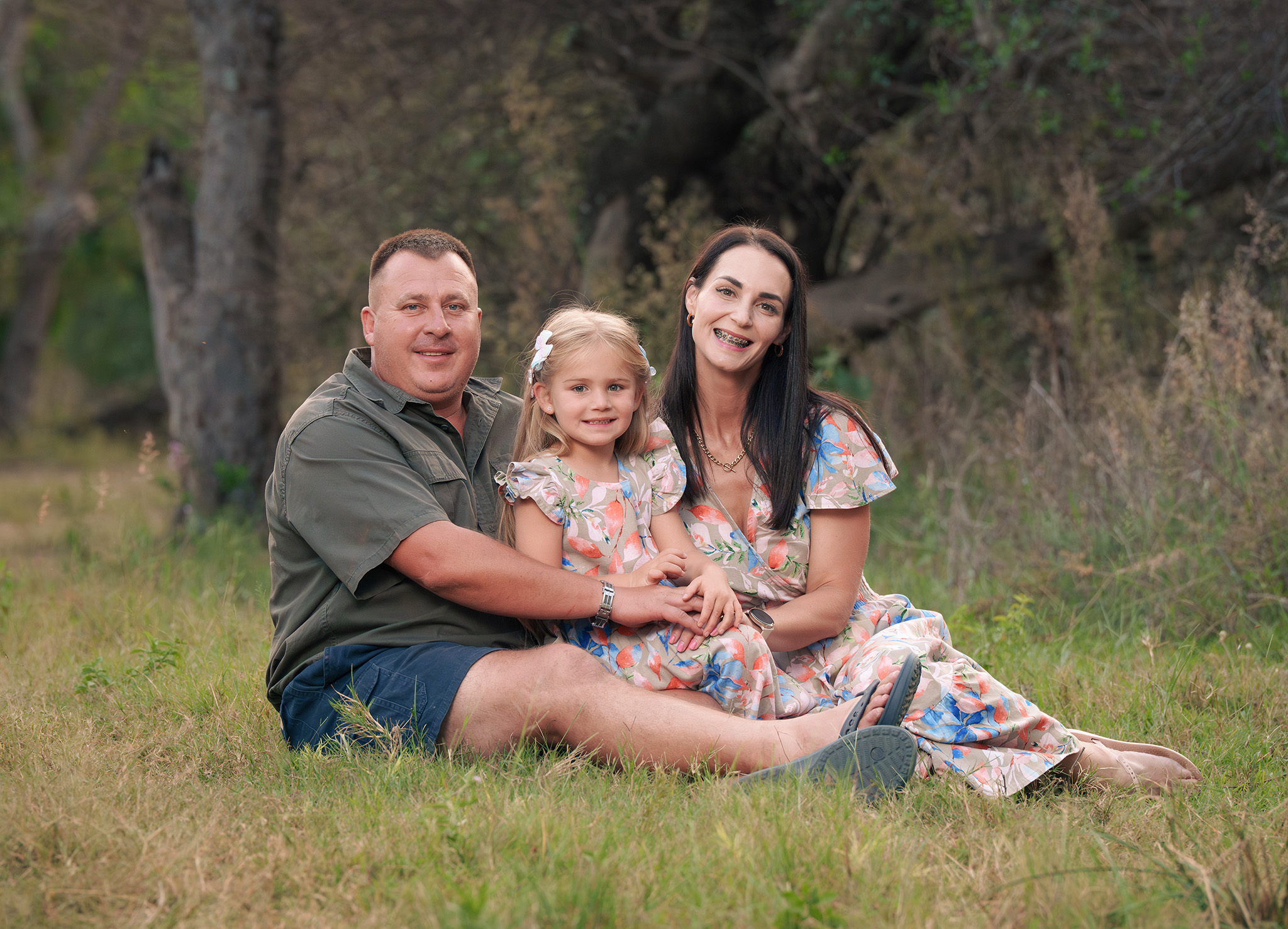 Family portrait in the bushveld