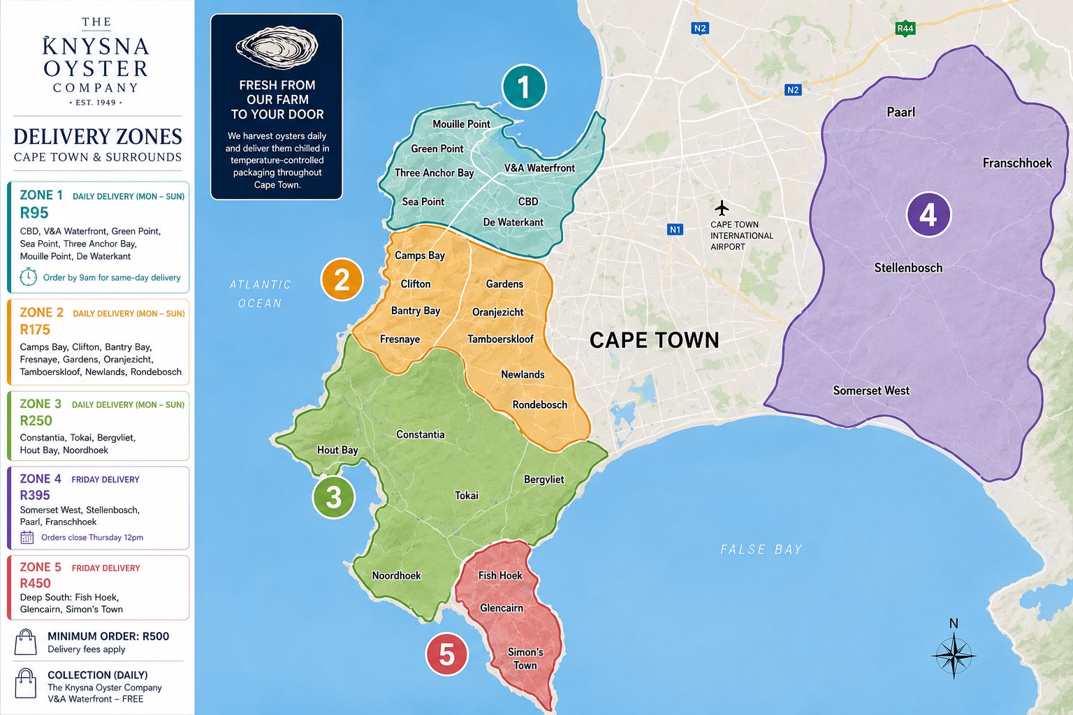 Cape Town Oyster Delivery