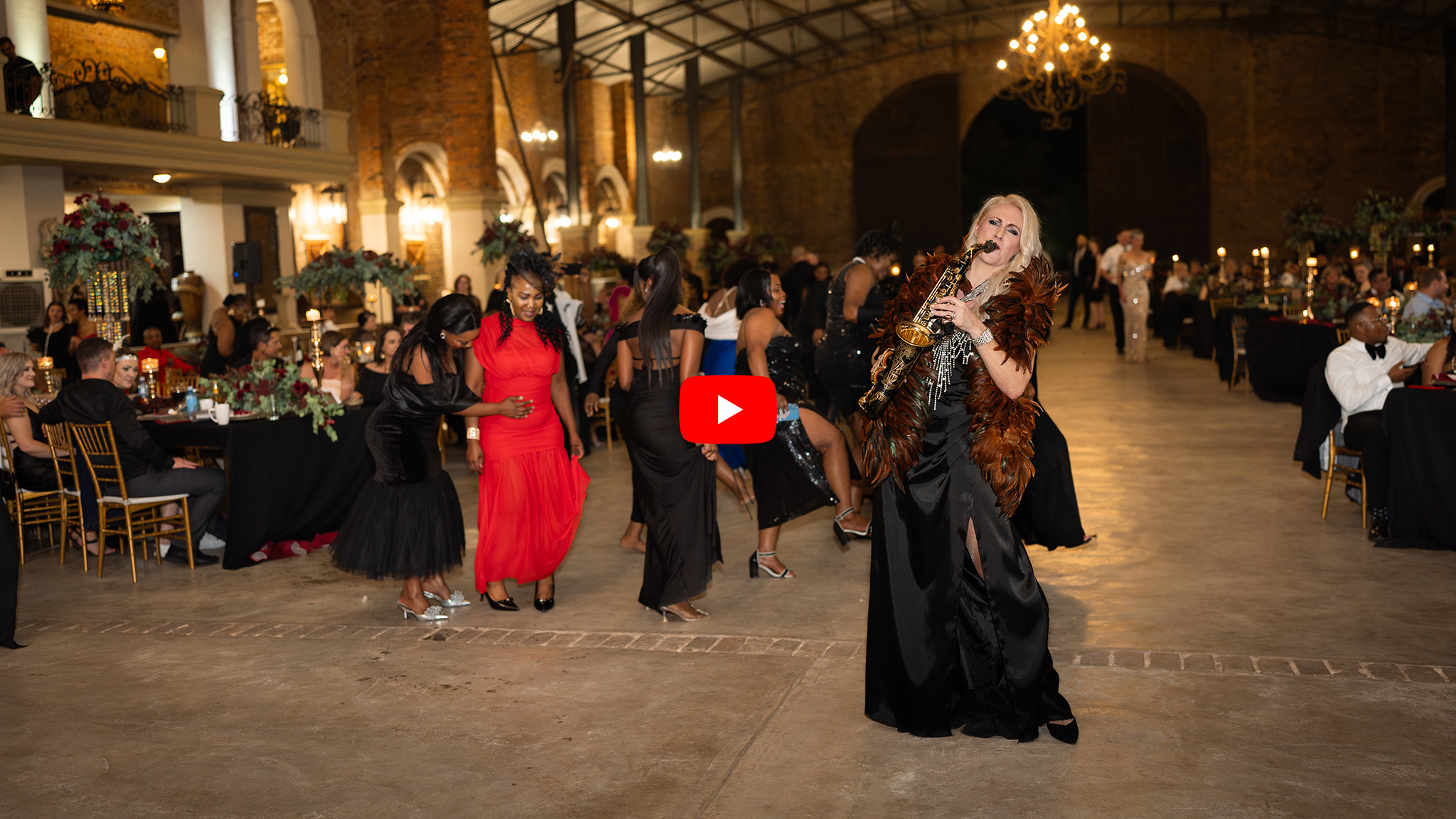 An evening of live entertainment with Sharon Saxophone
