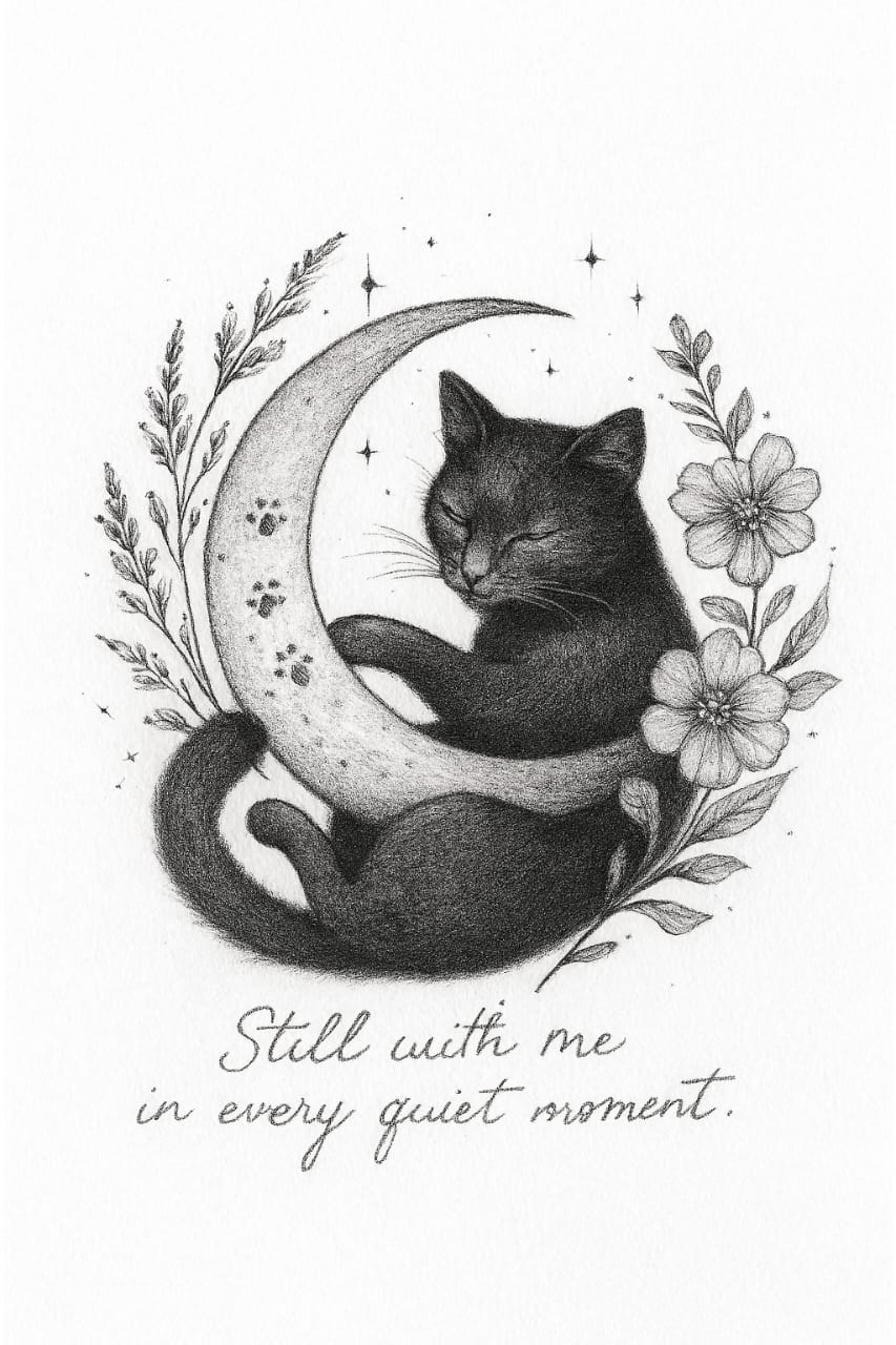 How a Cat Memorial Tattoo Can Help Heal a Grieving Heart