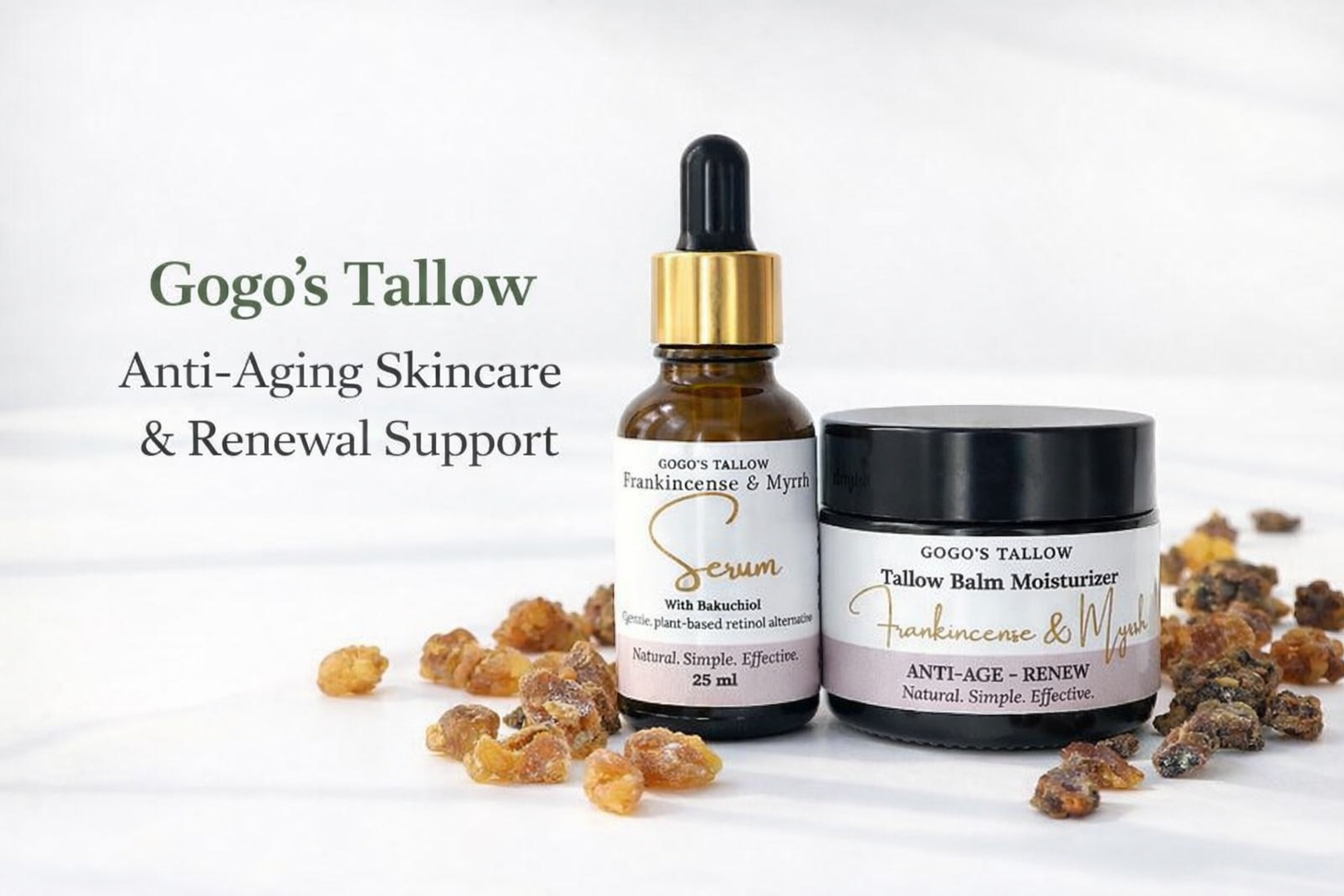 Aging Skin: How Natural Tallow Skincare Supports Renewal