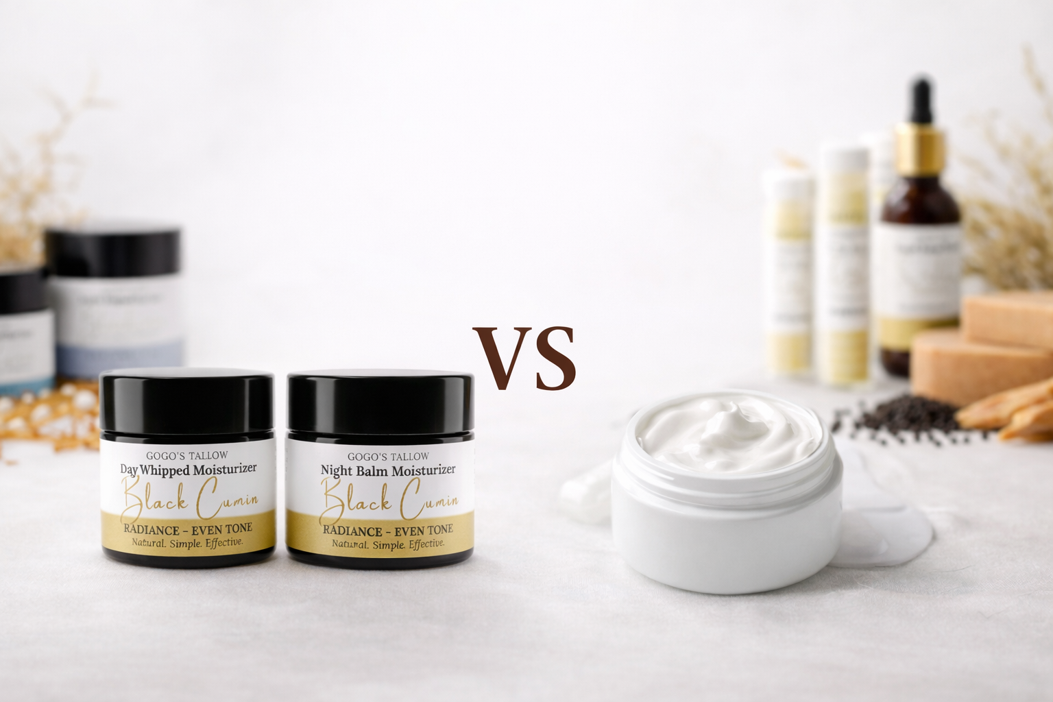 Beef Tallow vs Conventional Moisturisers: What’s the Difference?