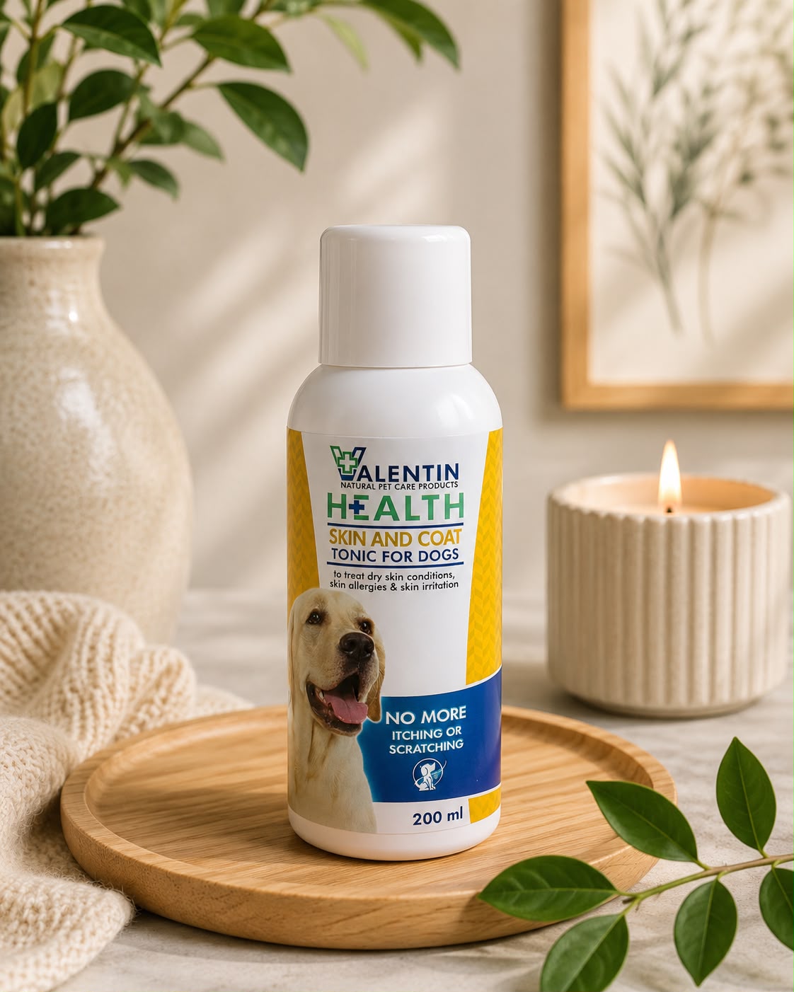 How to support your dog's skin & coat naturally. 