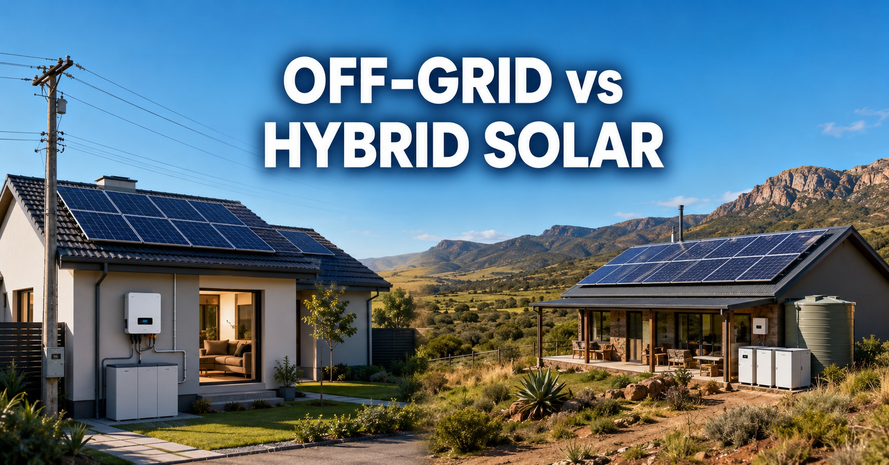 Off-Grid vs Hybrid Solar: Which System Is Right for You?