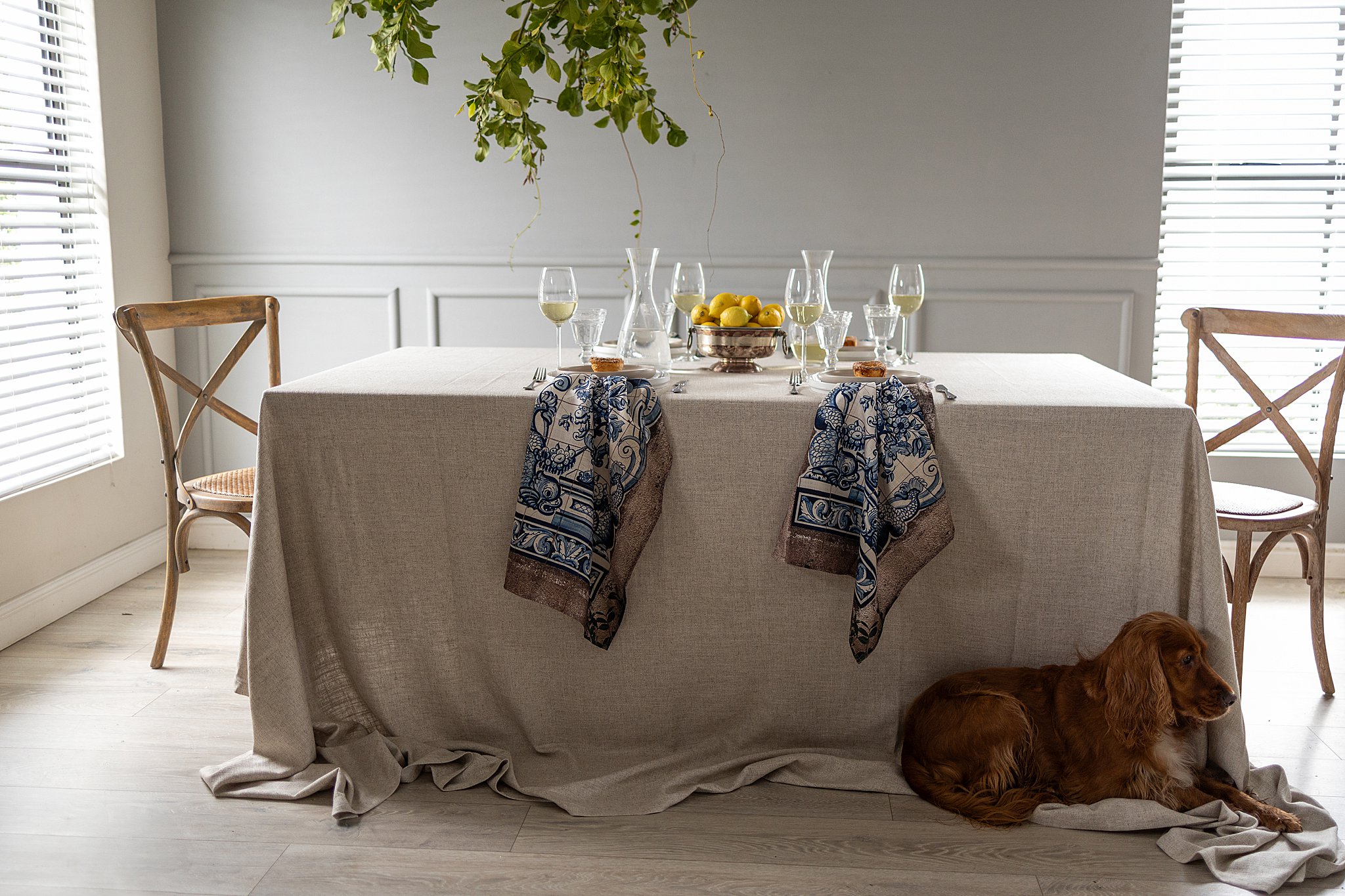Bringing Portugal Home: The Beauty of a Blue & White Table