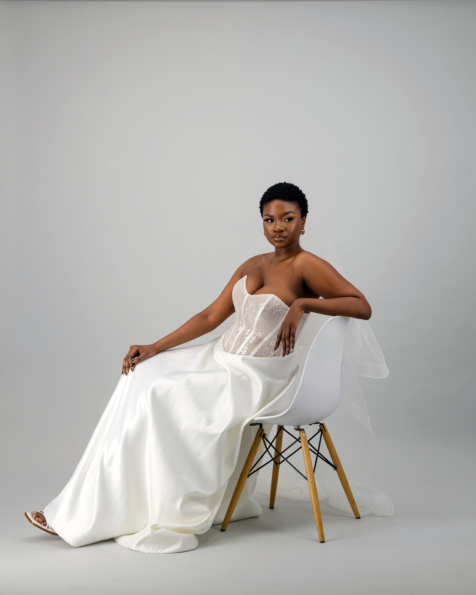The Nomfundo Chantilly Lace Couture Gown