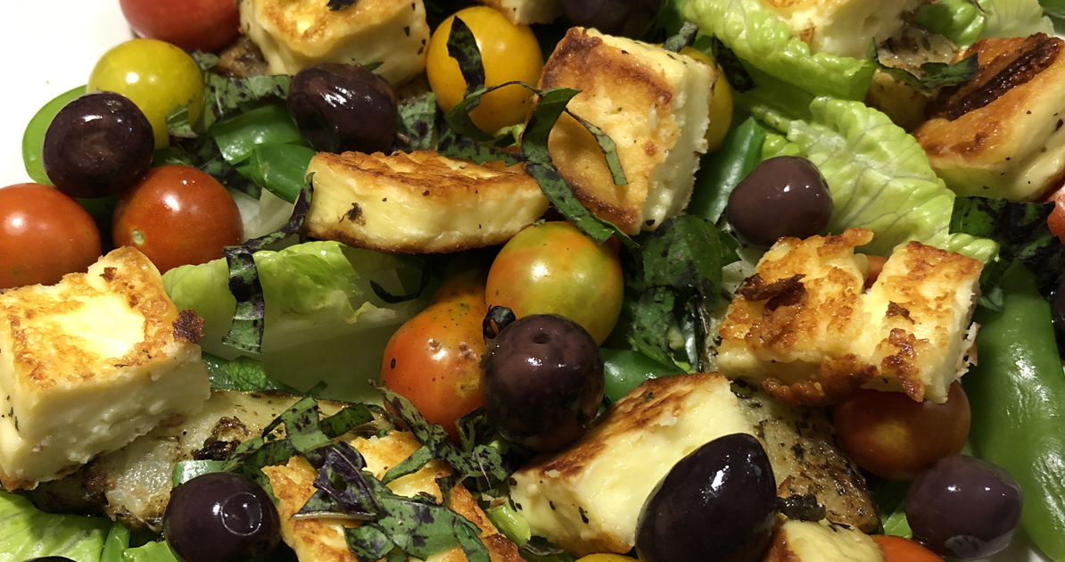 A meal in a salad