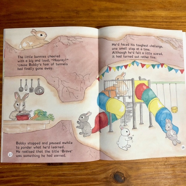 The Courage Tunnel Once Upon a Rhyme When it comes to courage, we sometimes just need a