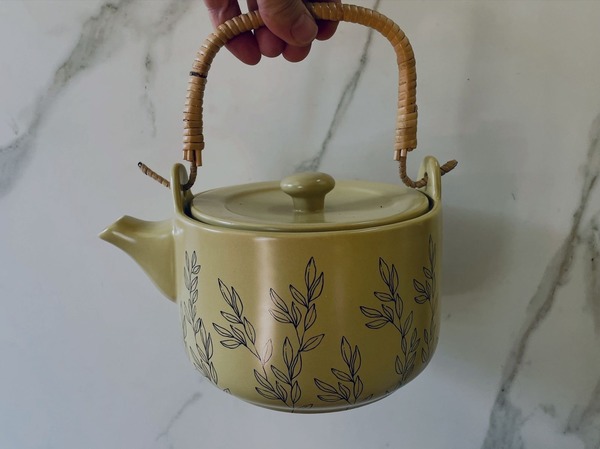Teapot with Bamboo handle