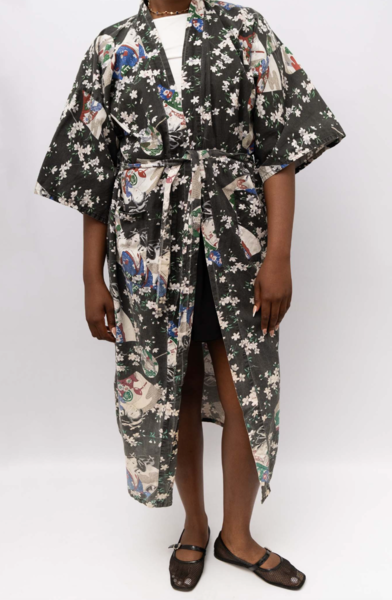 Cotton Kimono Syle Robe