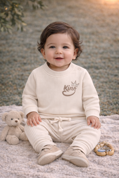 Little King Ribbed Lounge Set