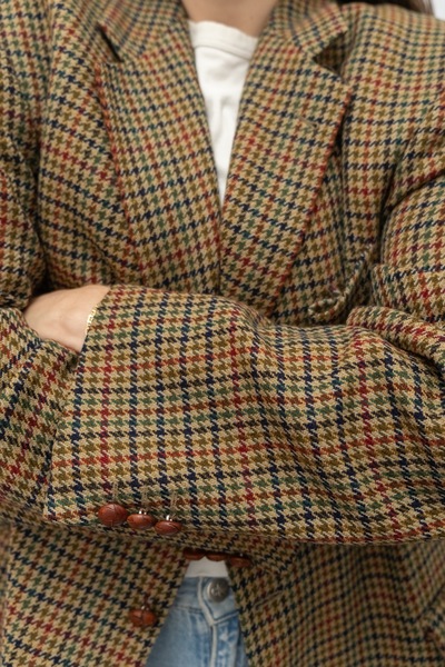 Burberry Vintage Houndstooth Blazer