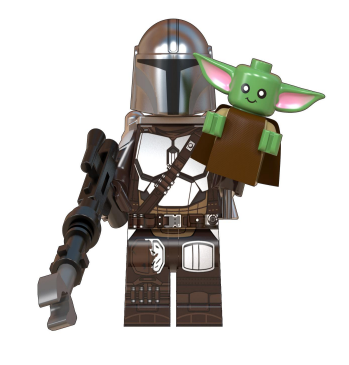 The Mandalorian and Baby Yoda Grogu