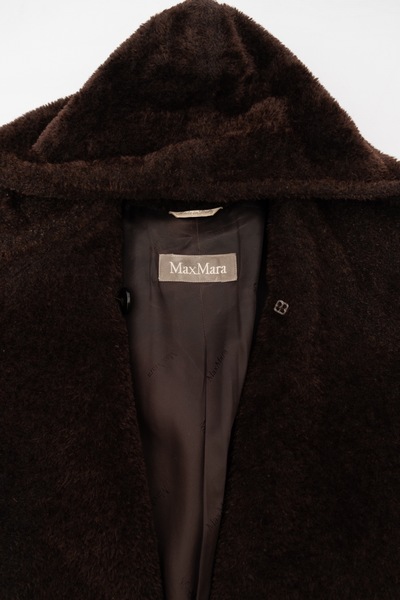 MAX MARA Vintage Alpaca Wool Blend Teddy Coat
