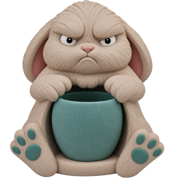 Angry Rabbit Décor