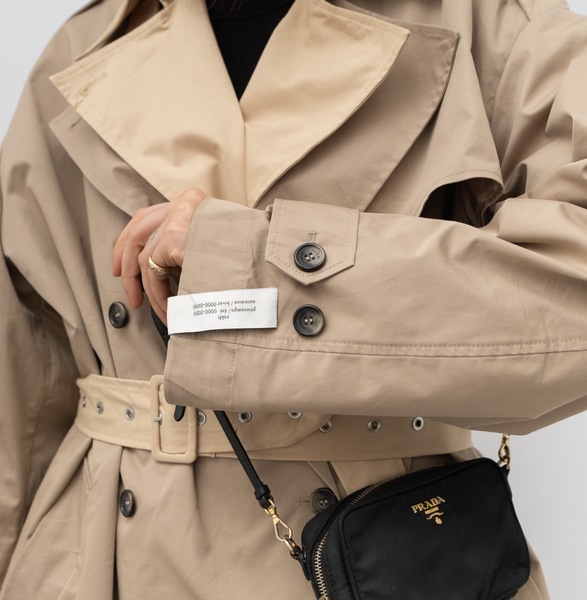 ROKH x H&M Cotton Blend Double Trench Coat