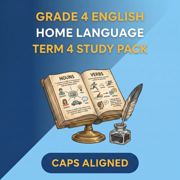 Grade 4 English Home Language Term 4 (CAPS Aligned)