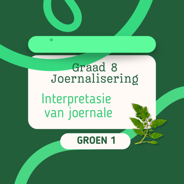 Gr 8 Kontantjoernale Interpretasie (1) GROEN
