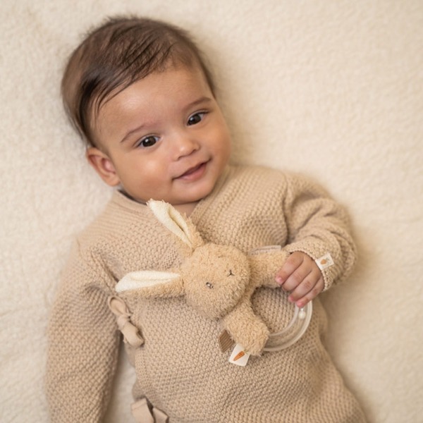 Little Dutch Ring Rattle - Baby Bunny