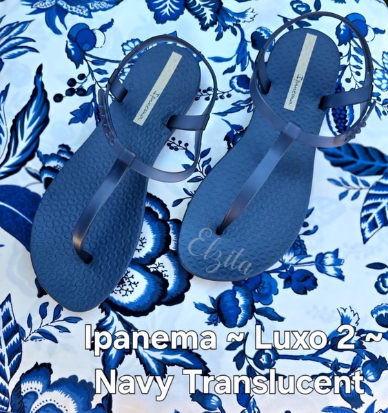Ipanema - Luxo 2 - Navy (Size 3, 4, 5, 6, 7, 8 )
