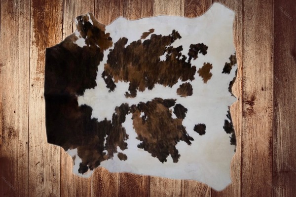 Tricolour Nguni Cowhide Rug 03 – Authentic African Cowhide Decor