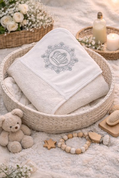 Royal Touch Embroidered Baby Towel