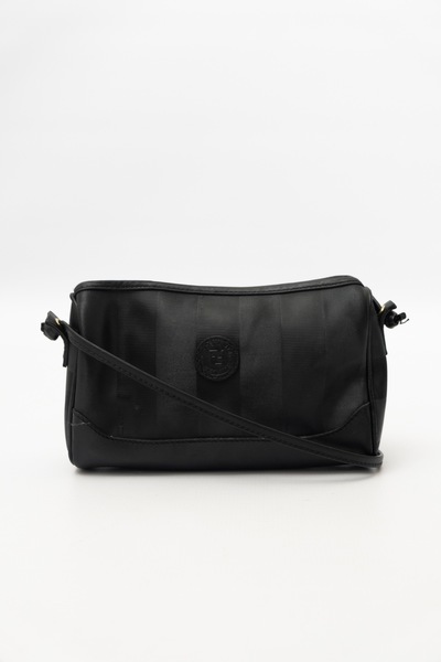 FENDI Roma Vintage Sequin Crossbody Bag Small Black