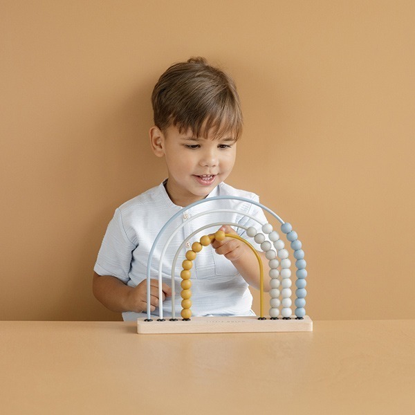 Little Dutch Rainbow Abacus - Blue - Essentials