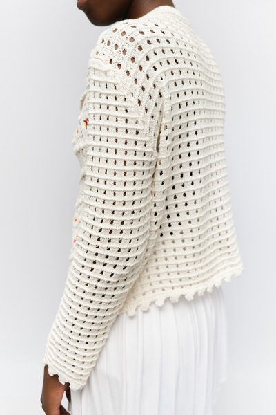 Crochet Cotton Cardigan