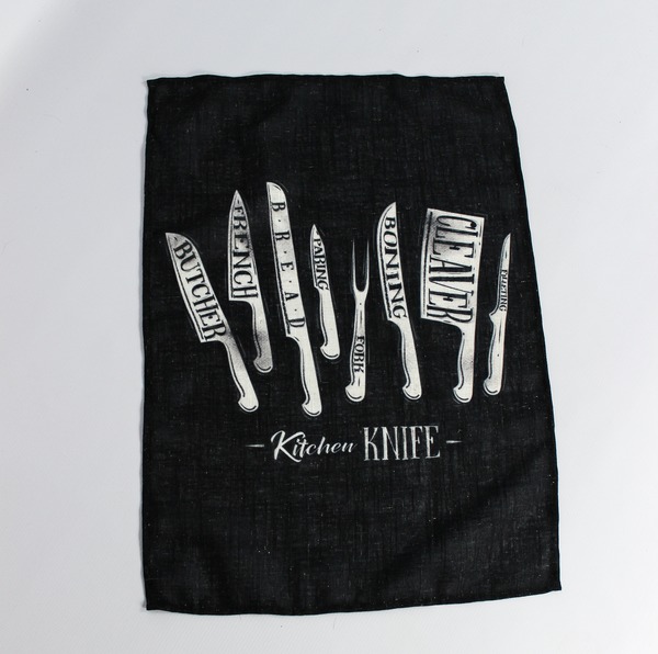 Tea Towel - Kitchen Knives