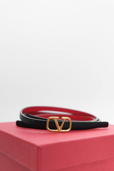 Pre-Owned Valentino Garavani Reversible Logo Belt