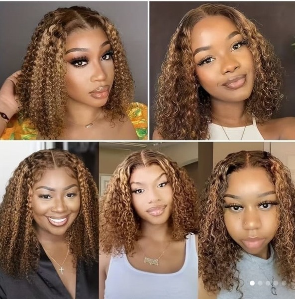Front Lace African Curls Wig