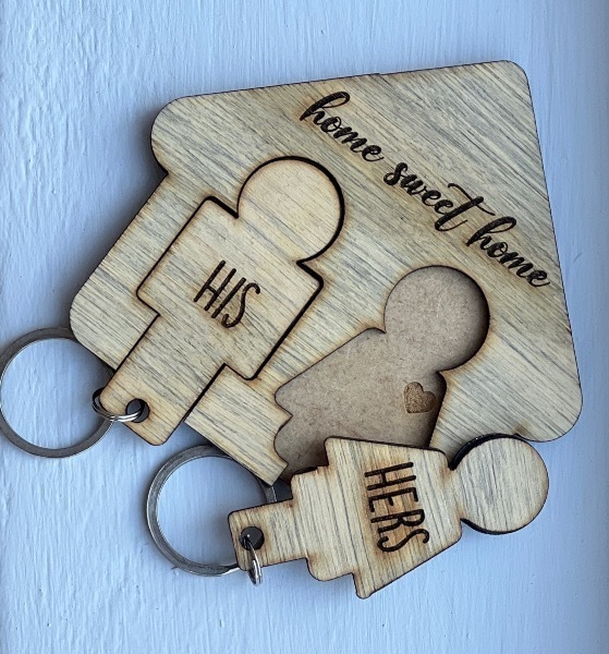 Assorted Wooden Keyring | Unlock the fun! Add some fun and character to ...