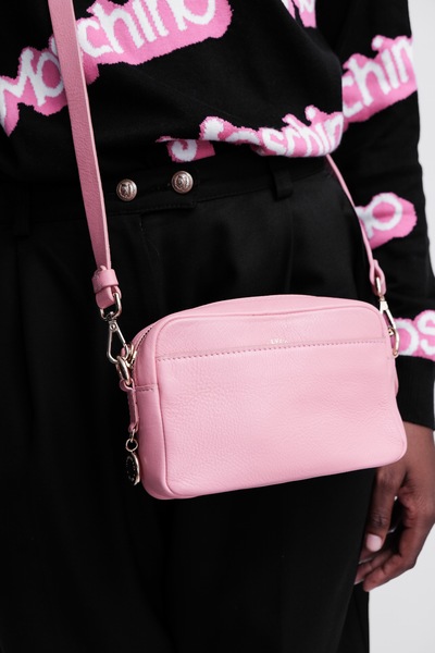 Levis Cross Body Genuine Leather Bag Pink