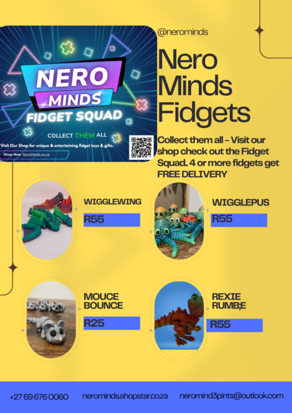 Nero Minds Fidgets Packets