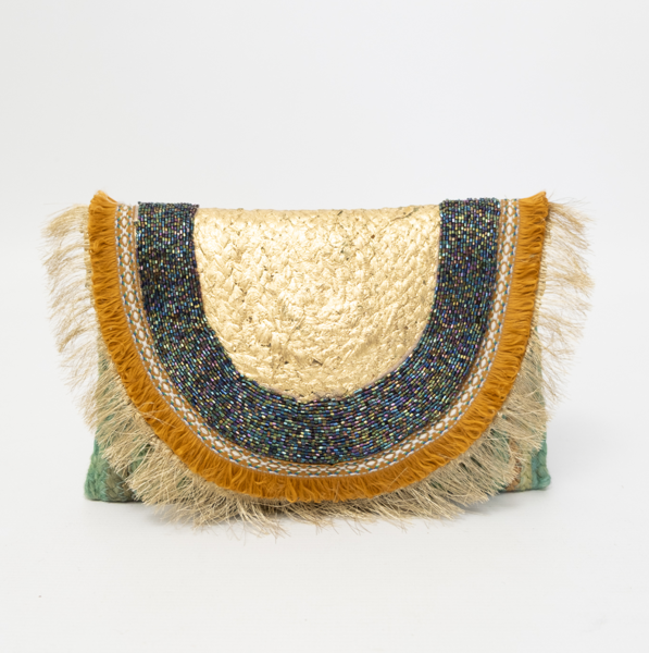 SALT Mixed Material Clutchbag Multi