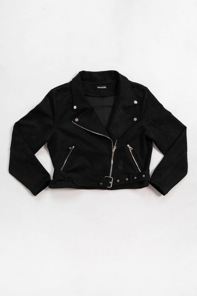 Suede Biker Jacket