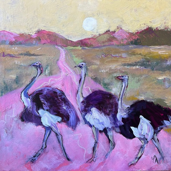 Are We There Yet? – Original Mixed Media Landscape