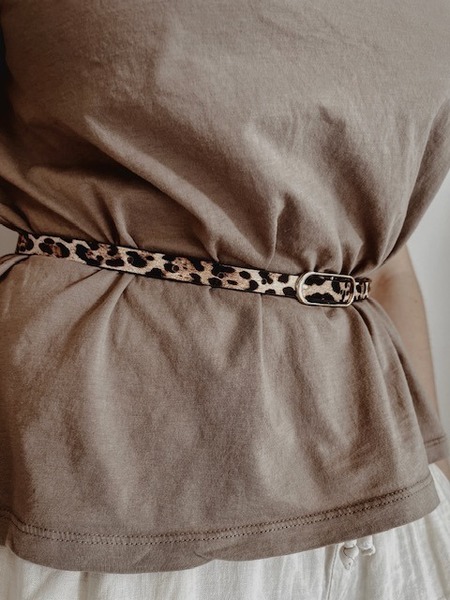 Belt Leopard and Gold