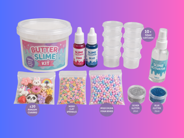 Lilakawaii Mini Slime Party Bucket for 10