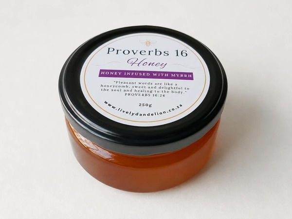 Proverbs 16 Honey (Infused with MYRRH)