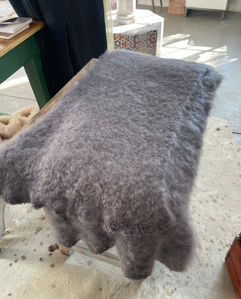 100% Mohair Travel Throw