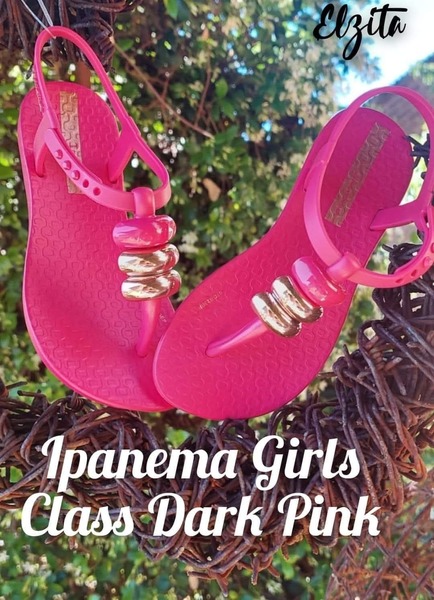 Ipanema ~ Girls Class ~ Dark Pink (Size 10/11, 12/13)